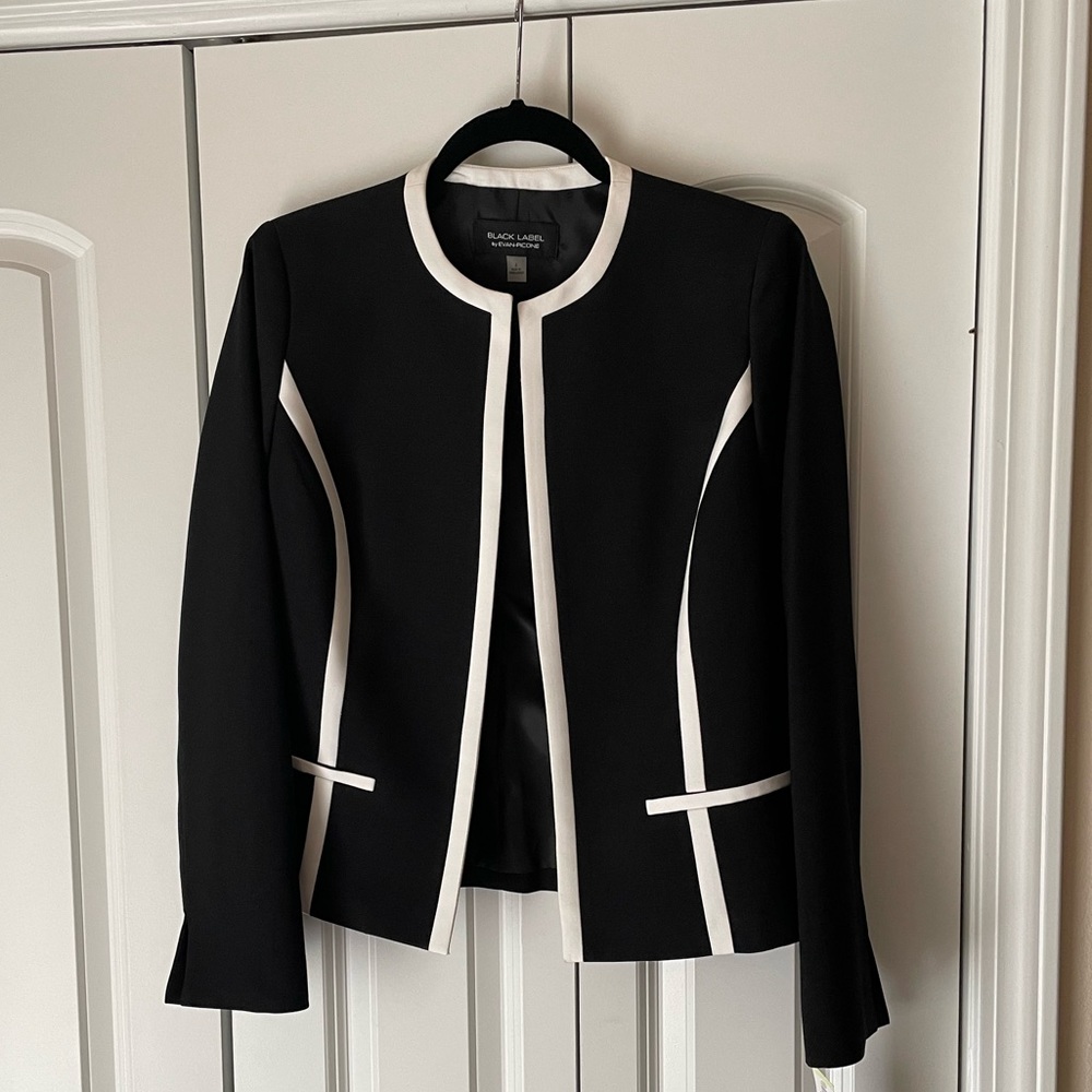 Black and white blazer. NWT